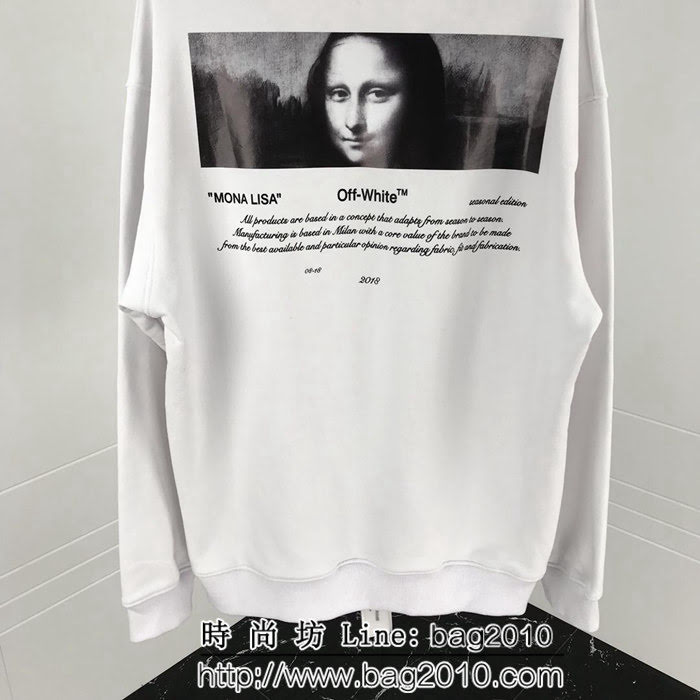 OFF Whitefor all系列 03支線 純棉帽衫 情侶款 ydi1269